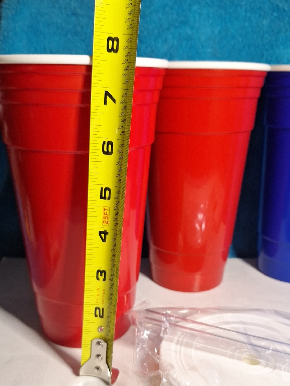 4 Reusable Party Cups, Venti Size Solo Cups, Insulated Party Cups, Large Cup - Picture 7 of 9